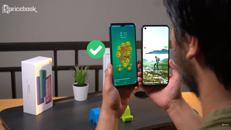 security test redmi 9 oppo a52