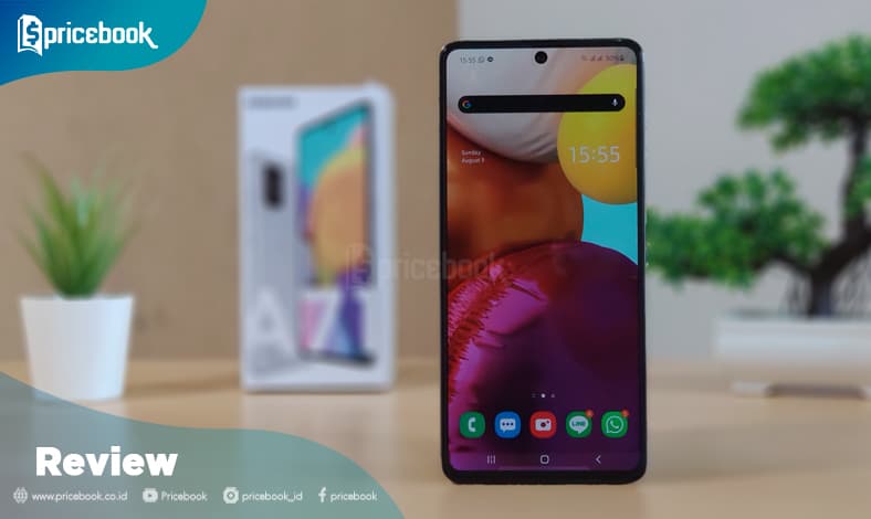 Review Samsung Galaxy A71 Haze Crush Silver