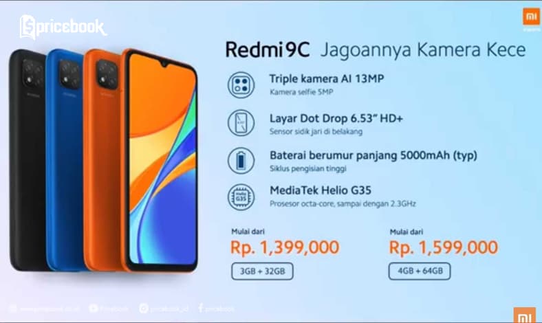 harga redmi 9c