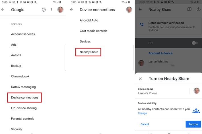 Cara Menggunakan Nearby Share di Android