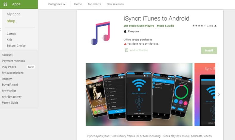 Cara transfer iTunes ke Android