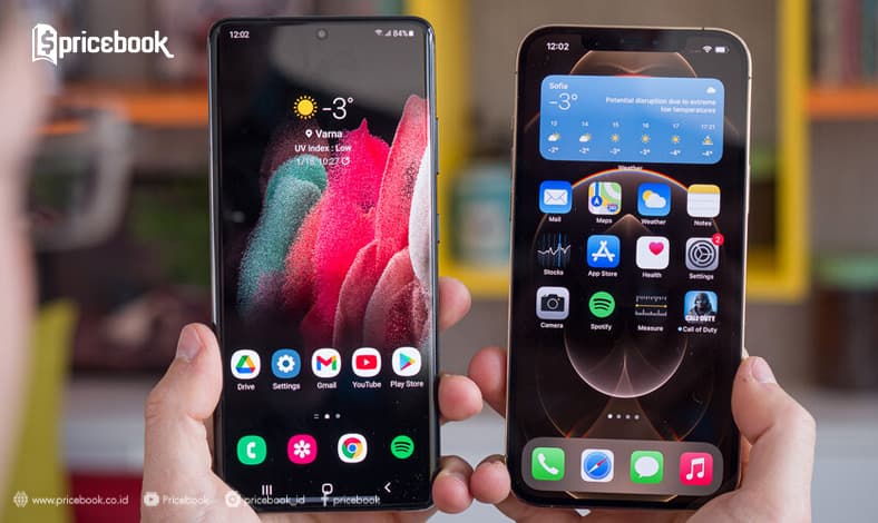 samsung galaxy s21 ultra vs iphone 12 pro max