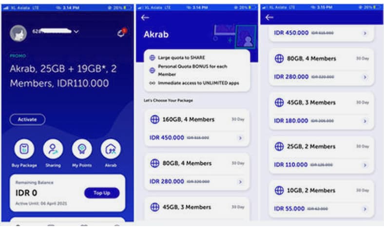 cara mengaktifkan paket akrab xl