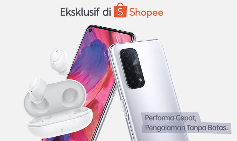 OPPO A74 5G Tersedia di Shopee