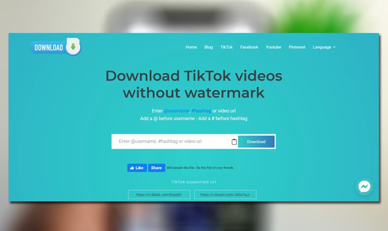 download video tiktok tanpa watermark