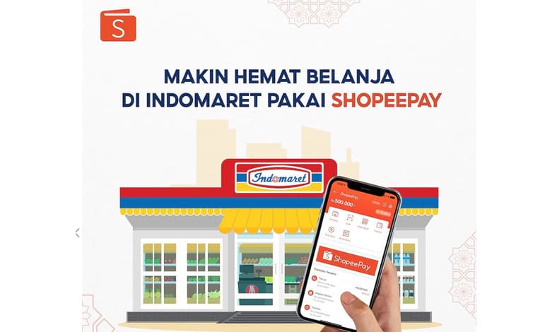 bayar pakai shopeepay di indomaret