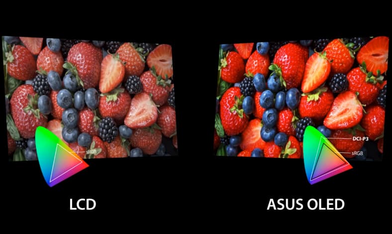 Laptop dengan Layar ASUS OLED