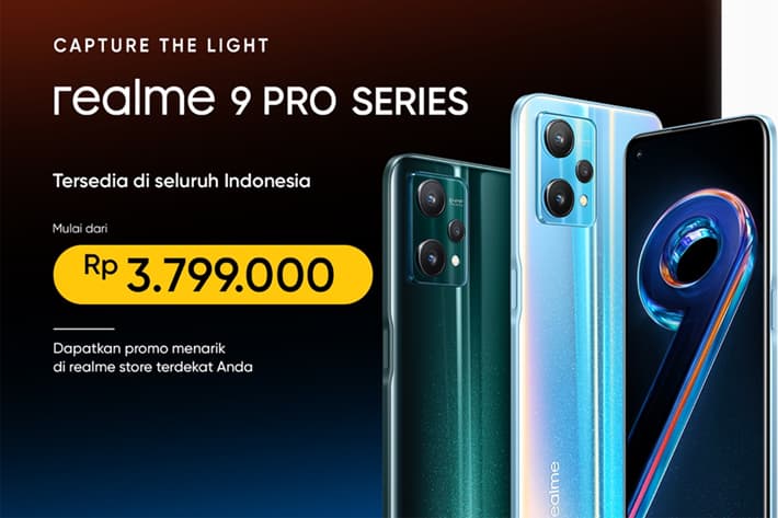 realme 9 Pro Kini Tersedia Offline di Seluruh Indonesia