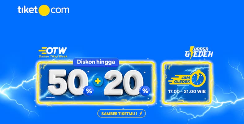 Promo Harga Tiket dan Hotel di OTW tiket.com