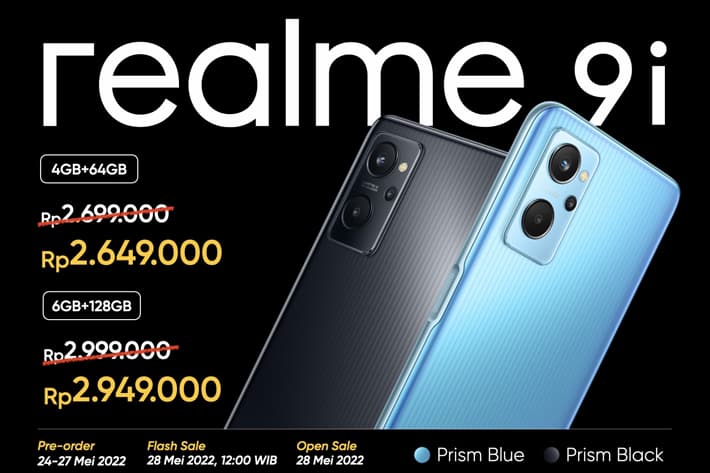 Ini Dia Harga realme narzo 50 5G dan realme 9i di Indonesia!