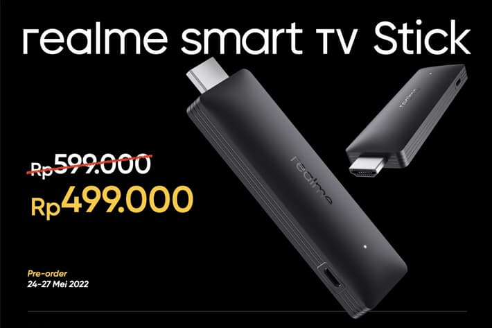 Harga realme Smart TV Stick dan TWS dan Buds Q2s