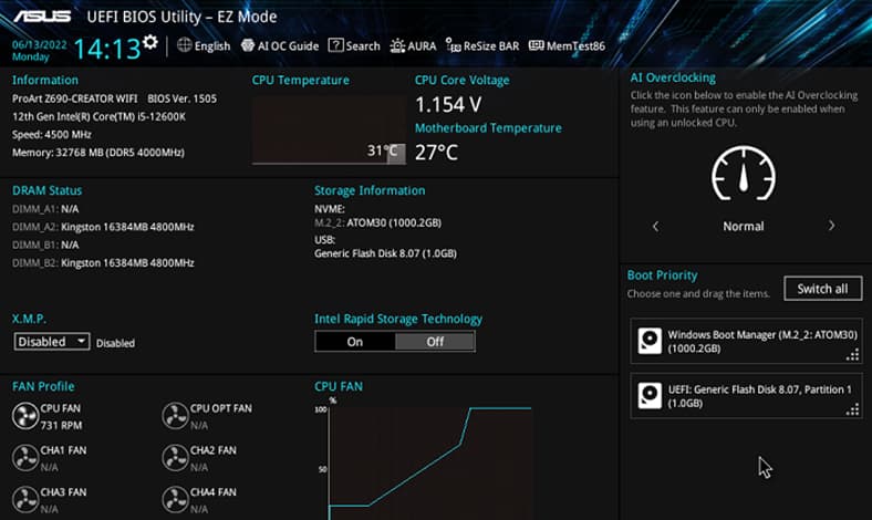 review asus proart z690 creator wifi