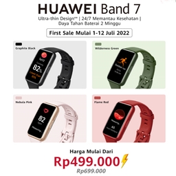 Mulai Hari Ini, Flash Sale Huawei Band 7 Diskon Rp 200.000