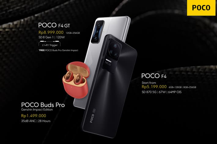 Cuma 4 Hari, Beli POCO F4 GT Gratis Buds Pro Genshin Impact Edition