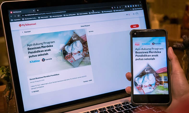 Donasi Digital Telkomsel Poin