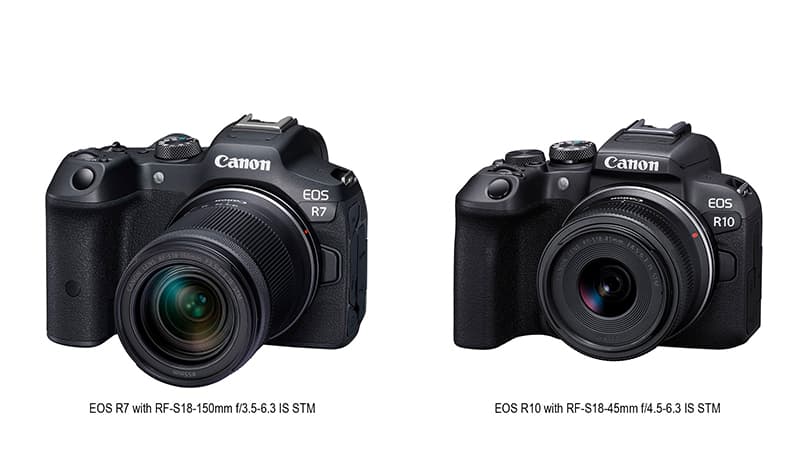 Canon EOS R7 dan EOS R10