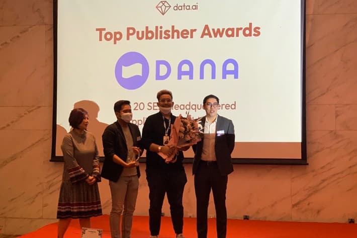 DANA Masuk dalam 20 Aplikasi Teratas Asia Tenggara Top Publisher Award