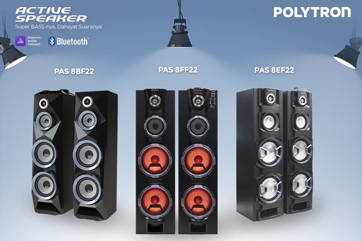 Speaker Aktif Polytron PAS 8BF22 Bisa Rekaman Hingga Efek Reverb