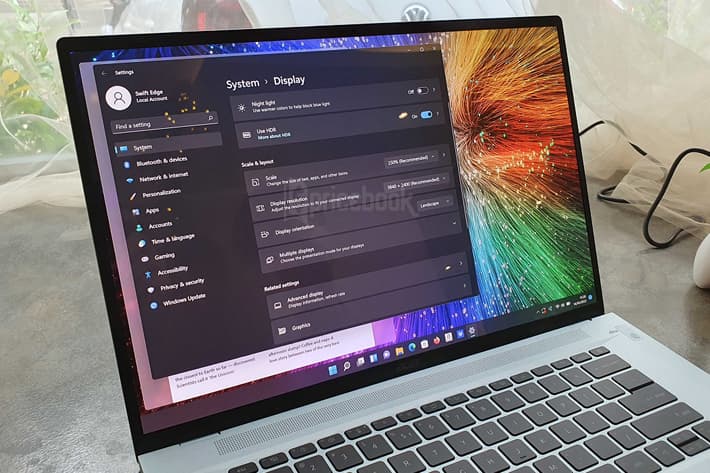 Acer Swift Edge, Laptop Layar OLED nan Tipis dan Ringan