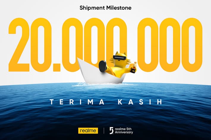 Capai 20 Juta Pengiriman di Indonesia Jadi Kado Ultah ke-5 realme-0