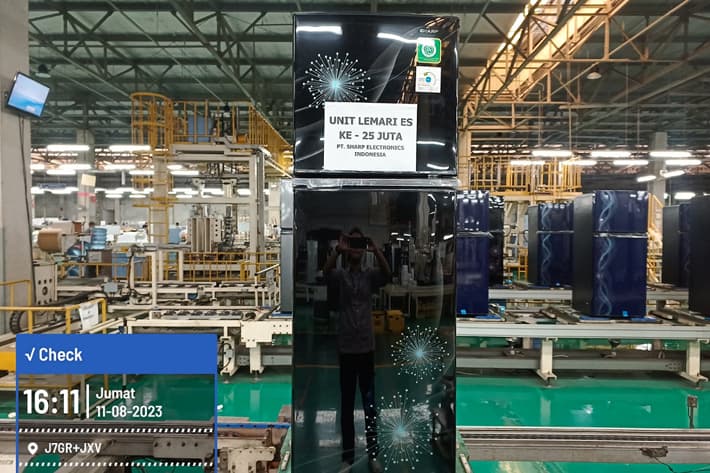 Produksi Lemari Es Sharp Indonesia Capai 25 Juta Unit-0