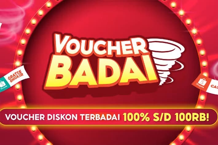 Voucher Badai Shopee
