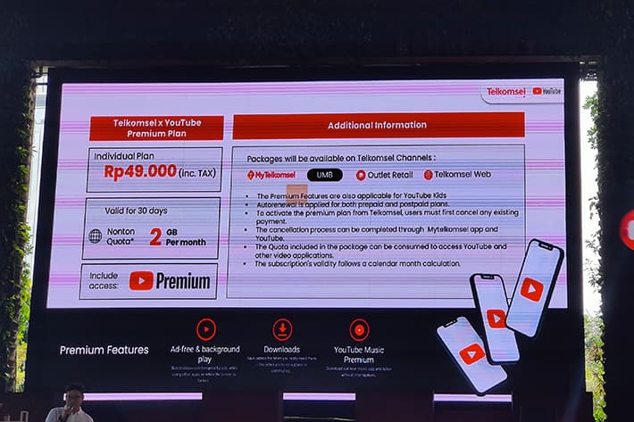 telkomsel YouTube Premium