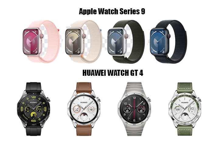 HUAWEI WATCH GT 4 vs Apple Watch Series 9
