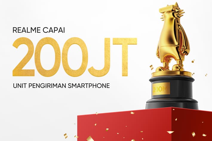 Pengiriman Hp realme Capai 200 Juta Unit-0