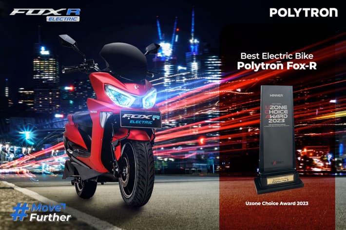 Polytron Fox-R Raih Best Electric Bike di Uzone Choice Award 2023-0
