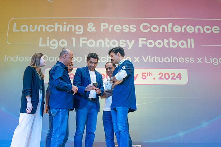 Indosat dan Virtualness Luncurkan Liga 1 Fantasy Football