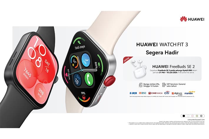 harga HUAWEI WATCH FIT 3