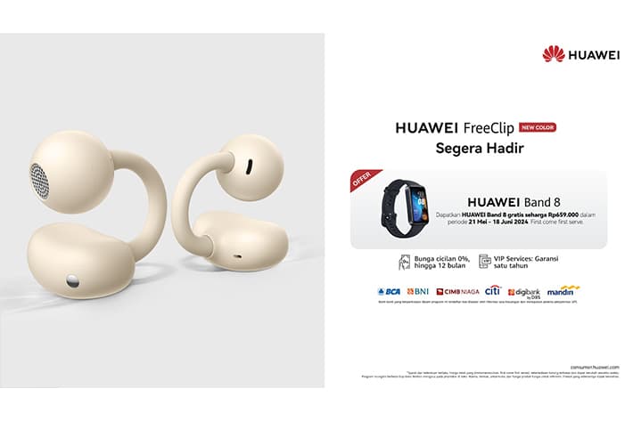 HUAWEI FreeClip Beige