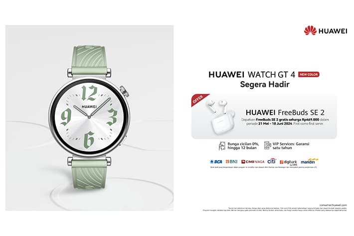 HUAWEI WATCH GT 4 41mm Green Fluoroelastomer Strap