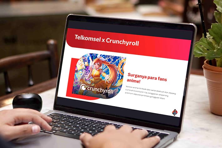 Paket Bundling Telkomsel dan Crunchyroll