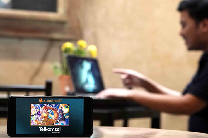 Paket Bundling Telkomsel dan Crunchyroll