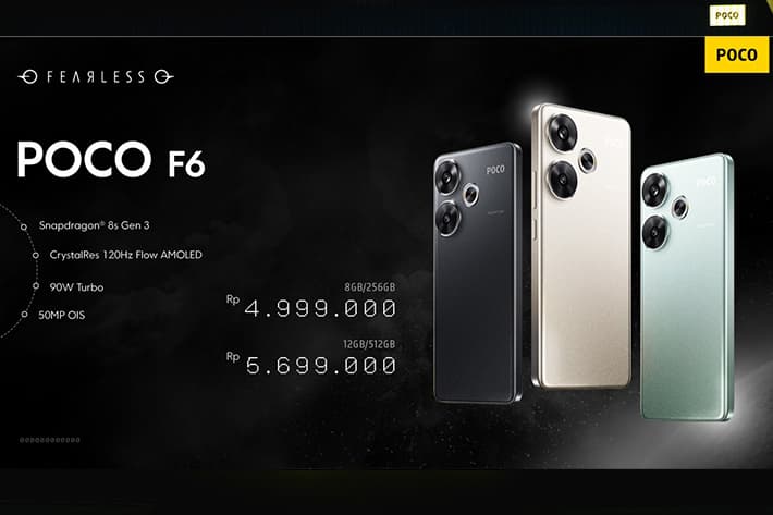 POCO M6, POCO F6, dan POCO PAD