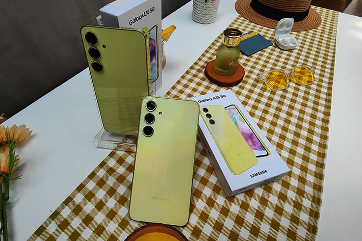Galaxy A35 5G dan A55 5G Awesome Lemon, Pakai AI, Punya Gaming Package