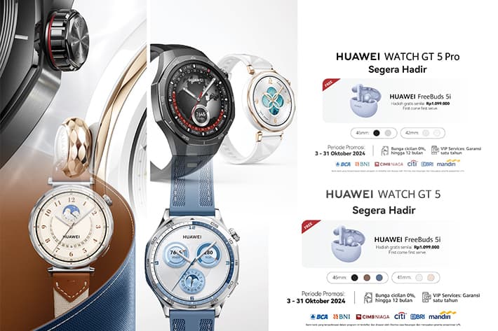 HUAWEI WATCH GT 5 dan HUAWEI WATCH Ultimate