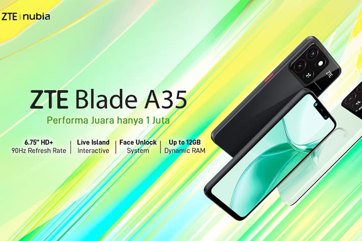 ZTE Blade A35, Hp Terbaru Dibawah 1 Juta
