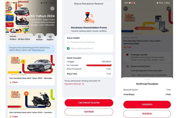 Telkomsel Poin Gembira 2024: Tukar Poin, Menangkan Mercedes Benz di MyTelkomsel-1