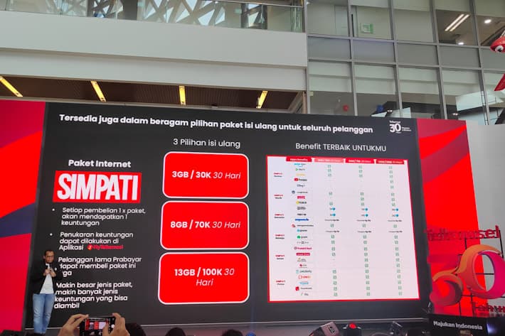 30 Tahun Telkomsel Bawa Evolusi SIMPATI Gantikan Prabayar