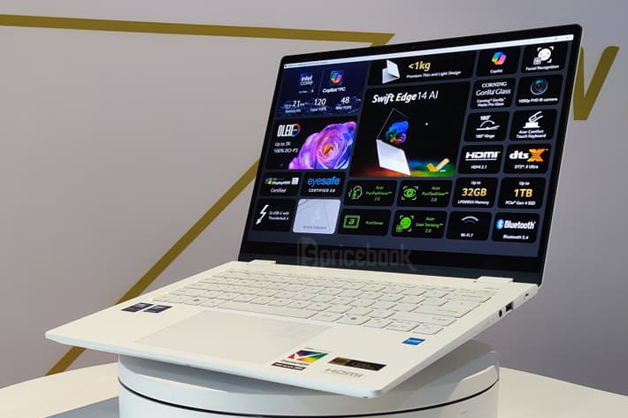 Acer Swift Edge 14 AI, lini terbaru Copilot+ PC premium