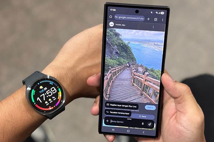 Tips cara maksimalkan liburan Galaxy Z Fold7 dan Z Flip7 dengan gemini AI