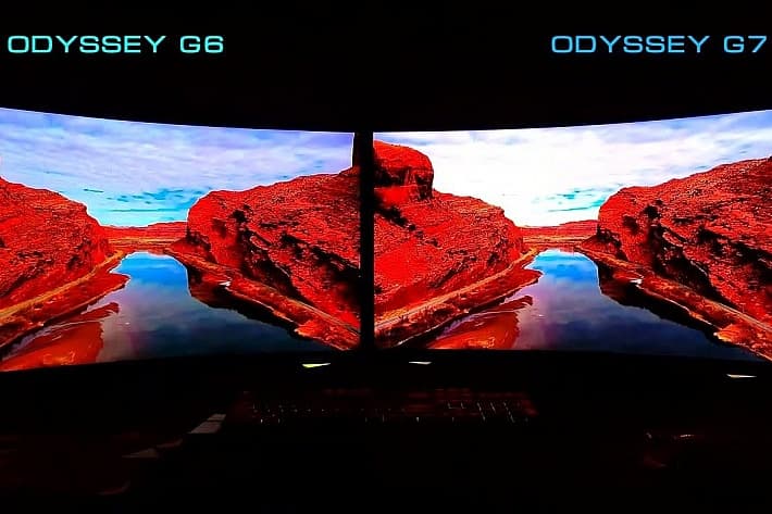 Samsung gaming monitor Odyssey G5, G6, dan G7