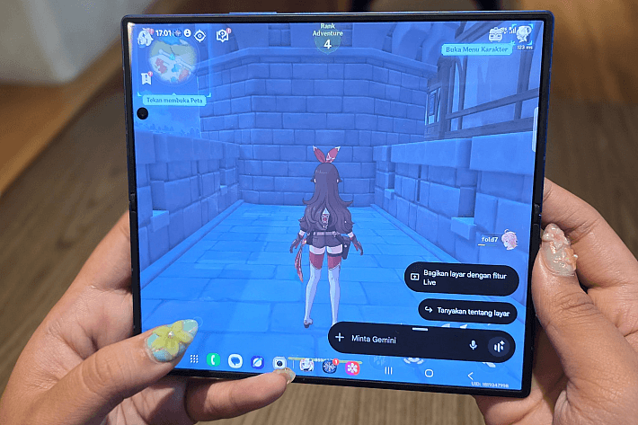 Gaming Lebih Cerdas dengan AI: Manfaatkan Gemini di Galaxy Z Fold7