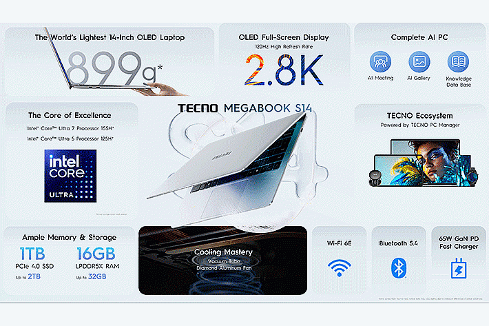 TECNO MEGABOOK S14