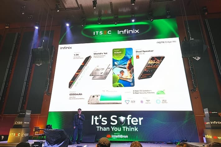 ITSEC Asia & Infinix Kolaborasi, NOTE Edge 5G+ Pembuka
