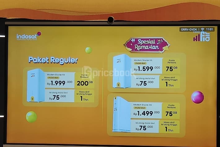 Panduan layanan paket Indosat