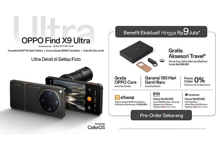 OPPO Find X9 Ultra dan Find X9s Resmi Meluncur 26 Mei, Bawa Kamera Hasselblad hingga Baterai 7025mAh-5